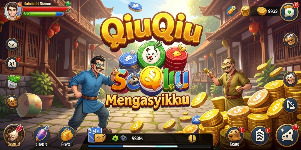 Screenshot dari gameplay QiuQiu di 9939 yang seru.