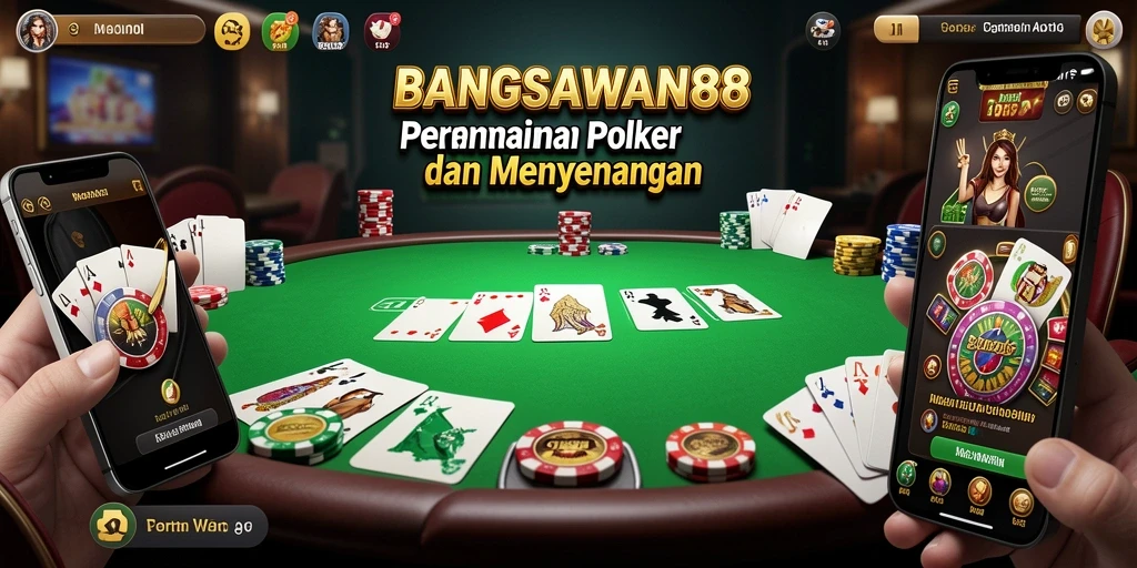 Screenshot gameplay BANGSAWAN88 memperlihatkan keseruan bermain Poker.