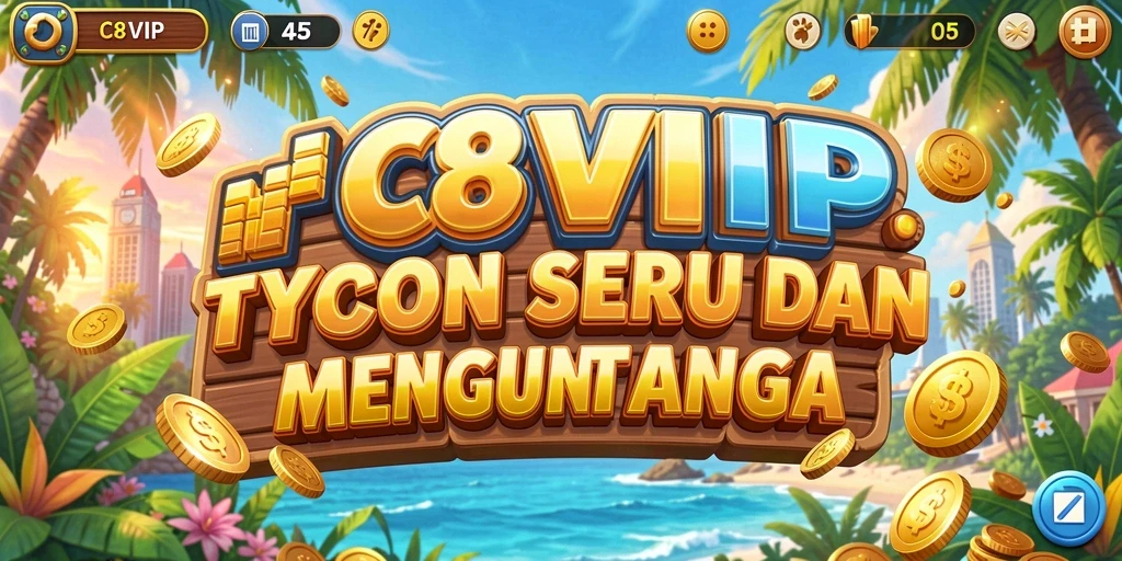 Tampilan screenshot C8VIP yang menampilkan gameplay Tycoon yang seru.
