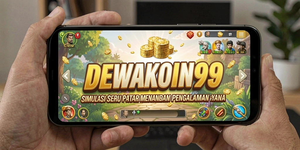 Screenshot gameplay DEWAKOIN99 menampilkan aktivitas simulasi yang menarik.