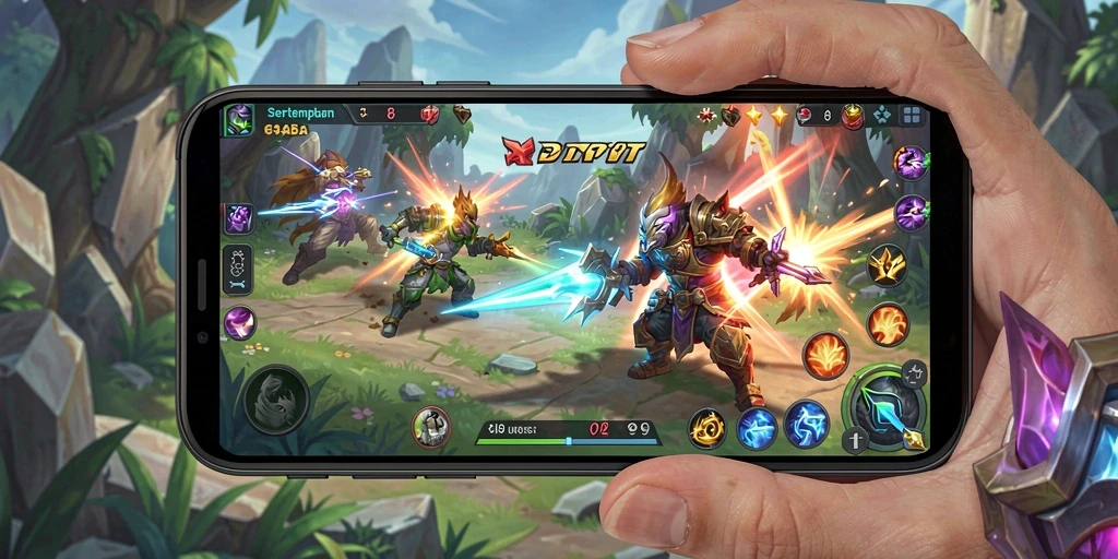 Gameplay mendebarkan dalam DY777 dengan tim yang bertarung.