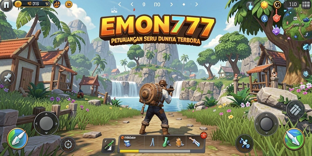 Gameplay EMON777 yang memukau dalam dunia terbuka yang luas.