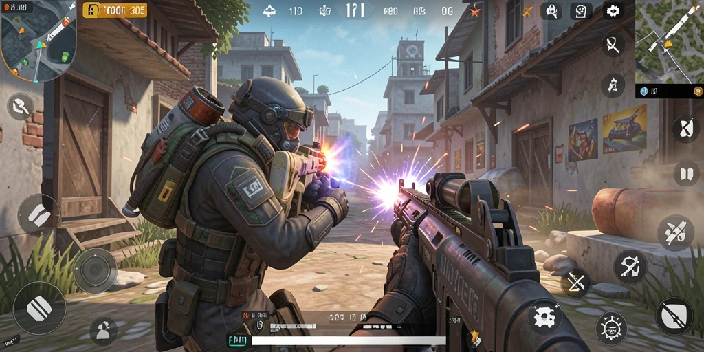 Tampilan menegangkan gameplay GACOR305 yang penuh aksi.