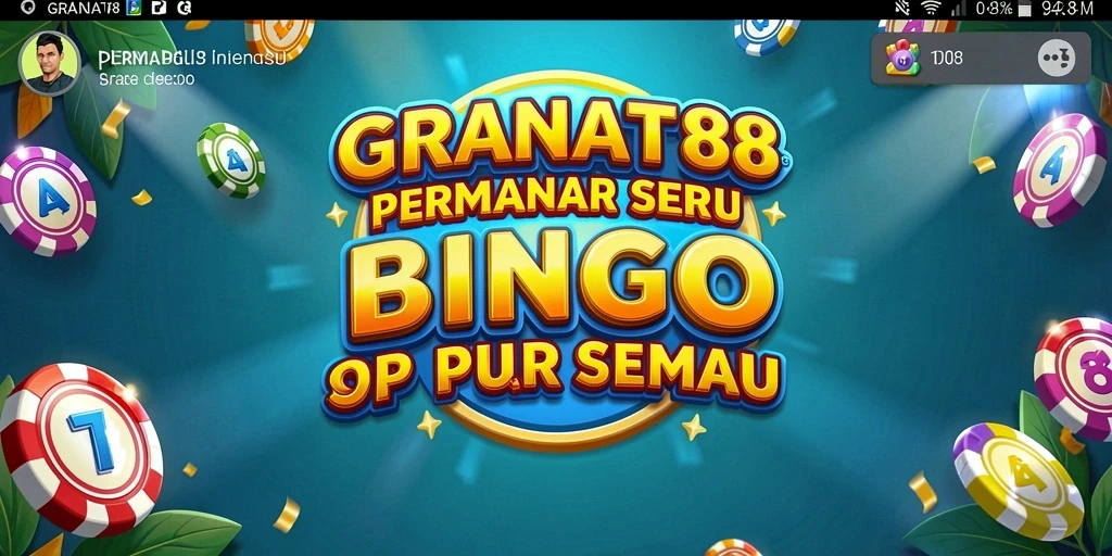 Tampilan screenshot menunjukkan gameplay seru GRANAT88 dalam permainan Bingo.