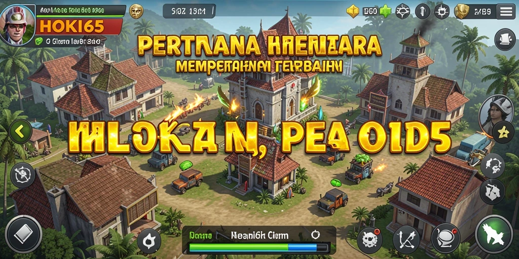 Tampilan gameplay HOKI65 yang menarik dalam pertahanan menara.