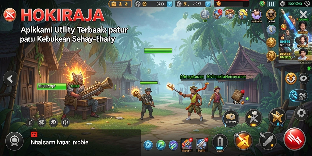 Antarmuka HOKIRAJA yang intuitif menunjukkan kemudahan penggunaan.