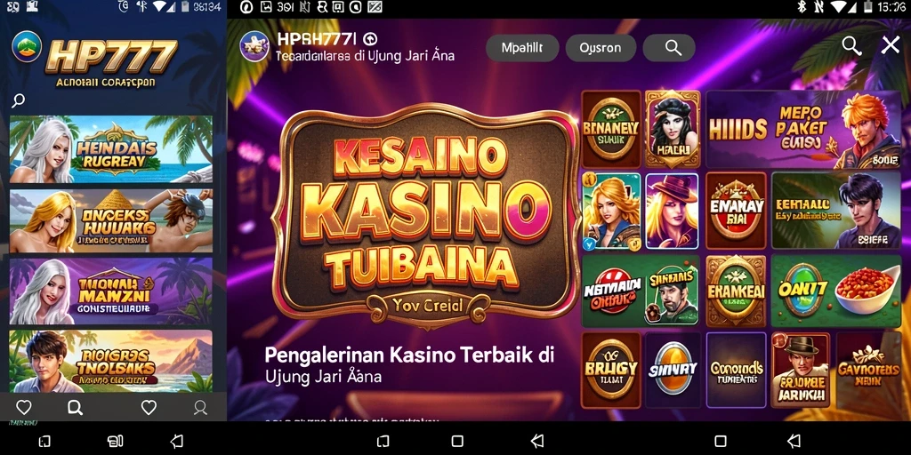 Tangkapan layar gameplay HP777 menampilkan aksi kasino yang mendebarkan.