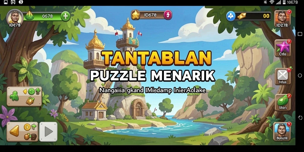 Screenshot menunjukkan gameplay <strong>ID678</strong> yang penuh warna dan menantang.