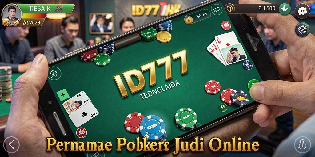 Tampilan seru gameplay poker di ID777 menunjukkan aksi mendebarkan.