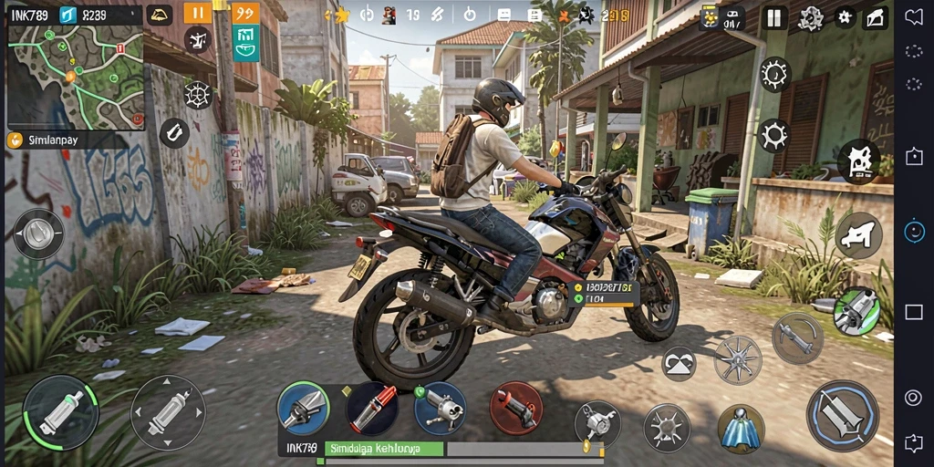 Tampilan gameplay INK789 yang menarik dalam simulasi kehidupan.
