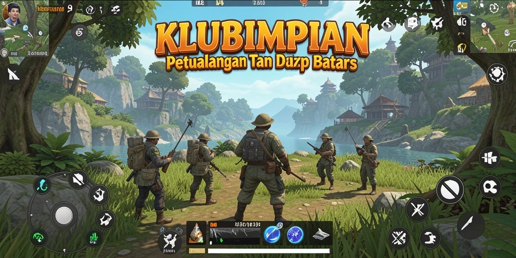 Screenshot KLUBIMPIAN menampilkan petualangan seru di dunia terbuka.