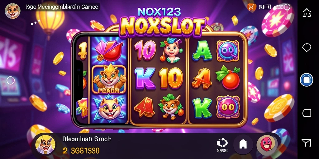 Screenshot utama NOX123 menampilkan pengalaman gameplay slot yang mengasyikan.