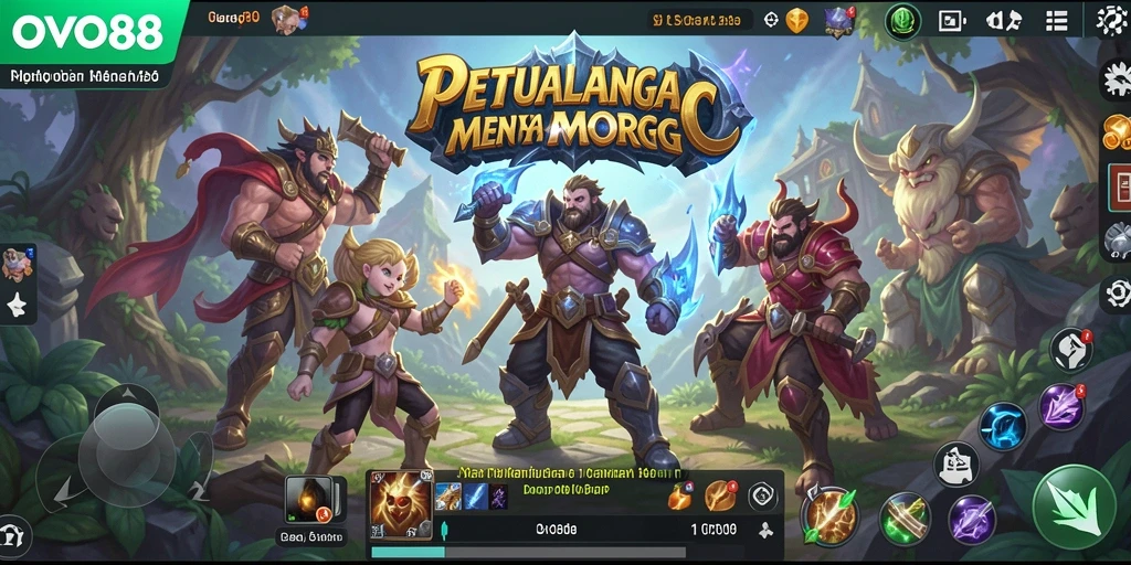 Tampilan memukau dari gameplay OVO88 yang seru.
