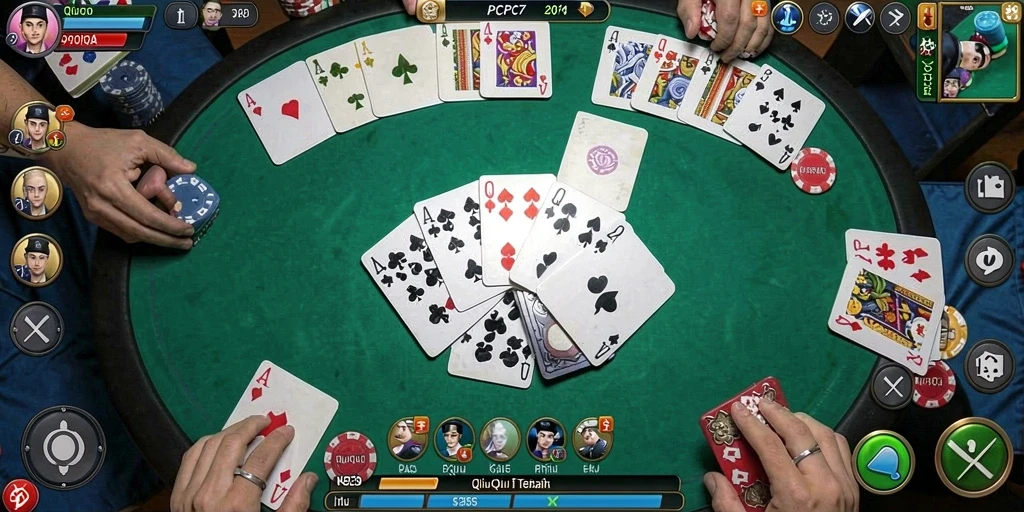 Gameplay seru saat bermain QiuQiu di PCPC7.
