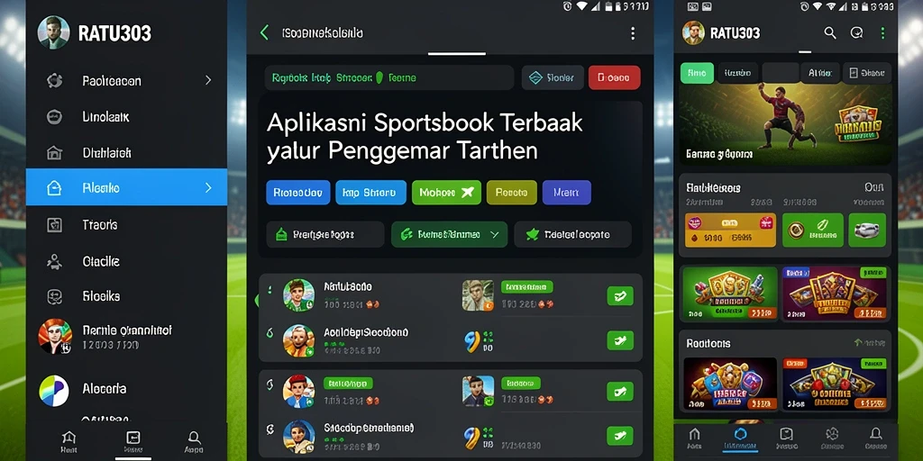 Tampilan utama RATU303 dengan berbagai opsi taruhan olahraga.