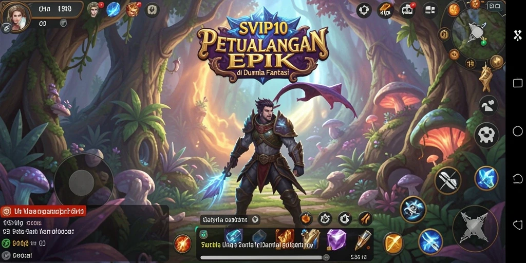 Tampilan gameplay yang menarik dalam dunia RPG petualangan.