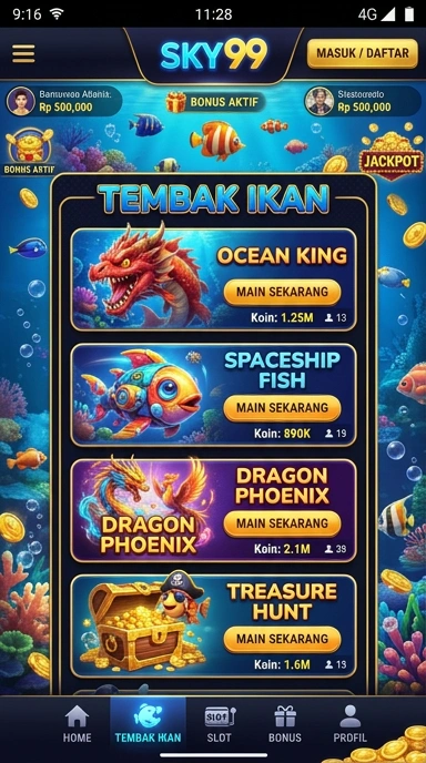 Aplikasi sky99 menawarkan berbagai pilihan kategori aplikasi.